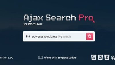 Ajax Search Pro 4.28.0 – Live WordPress Search & Filter Plugin