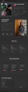 Split Screen Portfolio HTML Template