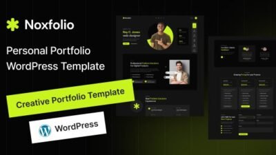 Noxfolio 1.1.3 – Personal Portfolio Resume WordPress Theme