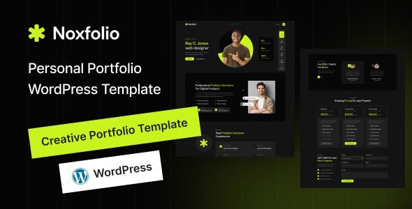Noxfolio 1.1.3 – Personal Portfolio Resume WordPress Theme
