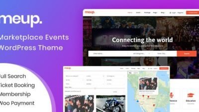 Meup 2.1.5 – Event Marketplace WordPress Theme