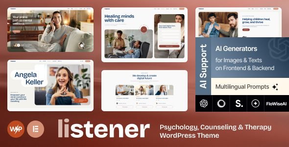 Listener 1.0.0 – Psychology, Counseling & Therapy WordPress Theme
