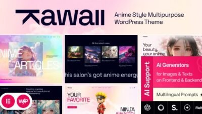 Kawaii 1.0.0 – Anime Creative Original WordPress Theme
