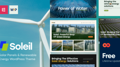 Soleil 1.22.0 – Solar Panels WordPress Theme