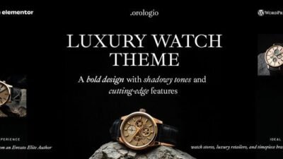 Orologio 1.4 – Luxury Watch Store WordPress Theme