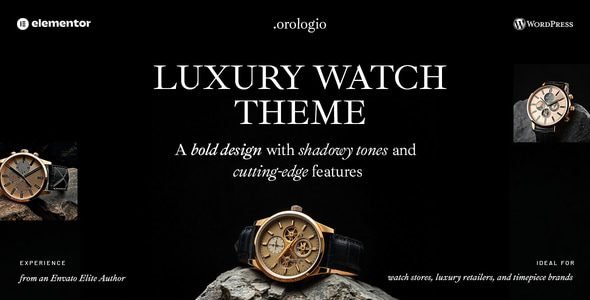 Orologio 1.4 – Luxury Watch Store WordPress Theme