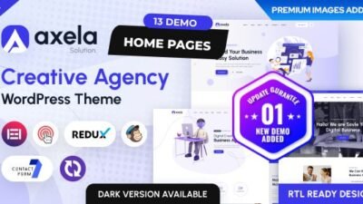 Axela 1.1.8 – Creative Agency & Portfolio WordPress Theme