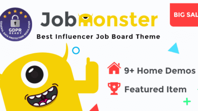 Jobmonster 4.8.4 – Job Board WordPress Theme