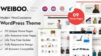 Weiboo 1.1.3 – WooCommerce WordPress Theme