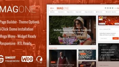 MagOne 9.0 - News Magazine WordPress Theme
