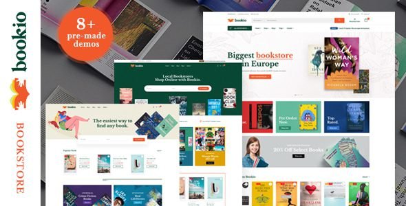 Bookio 1.2.9 – Book Store WooCommerce WordPress Theme