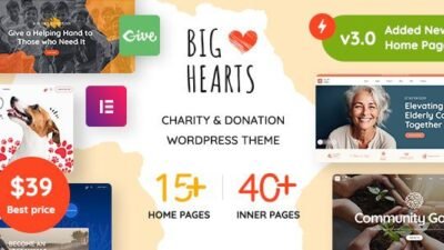 BigHearts 3.1.13 – Charity & Donation WordPress Theme
