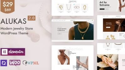 Alukas 2.0.17 – Modern Jewelry Store WordPress Theme
