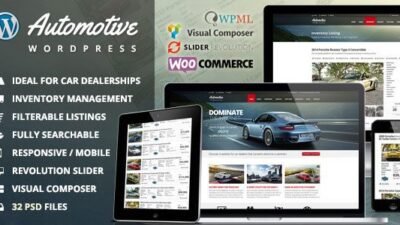 Automotive Car Dealership Business WordPress Theme 13.4.2