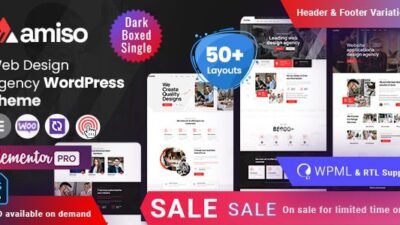 Amiso 7.0 – Design Agency WordPress Theme