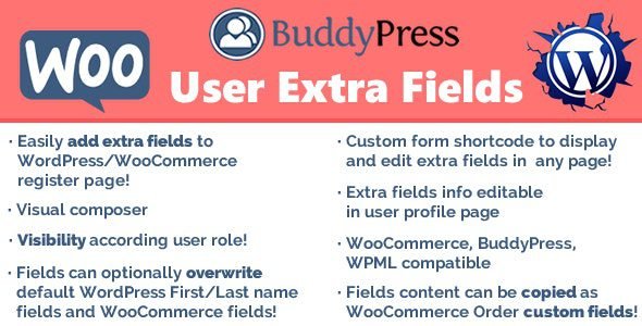 User Extra Fields 17.1 – WordPress Plugin