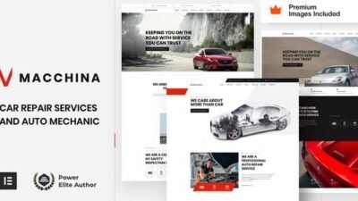 Macchina 37 – Auto Repair WordPress Theme