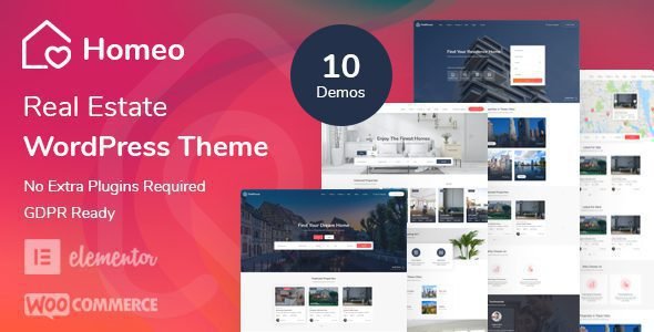 Homeo 1.2.60 – Real Estate WordPress Theme