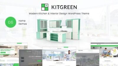 KitGreen 3.1.6 – Interior and Kitchen Design WordPress Theme
