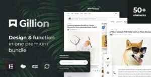 Gillion 4.14 – Multi-Concept Blog/Magazine & Shop WordPress AMP Theme