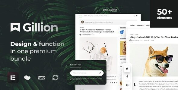 Gillion 4.14 – Multi-Concept Blog/Magazine & Shop WordPress AMP Theme