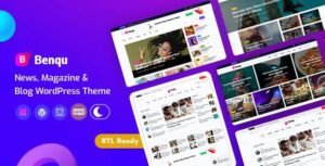 Benqu 1.1.14 – Elementor NewsPaper & Magazine WordPress Theme