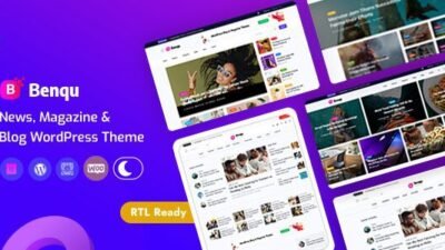 Benqu 1.1.14 – Elementor NewsPaper & Magazine WordPress Theme