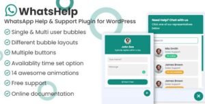 WhatsApp Chat Support Pro 3.1.13 – WordPress Plugin